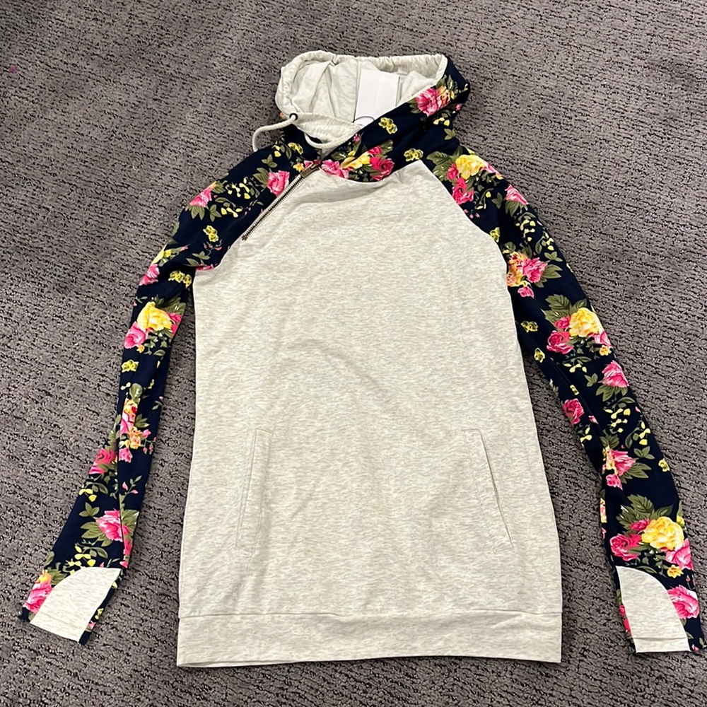 Brand new ampersand double hood hoodie!